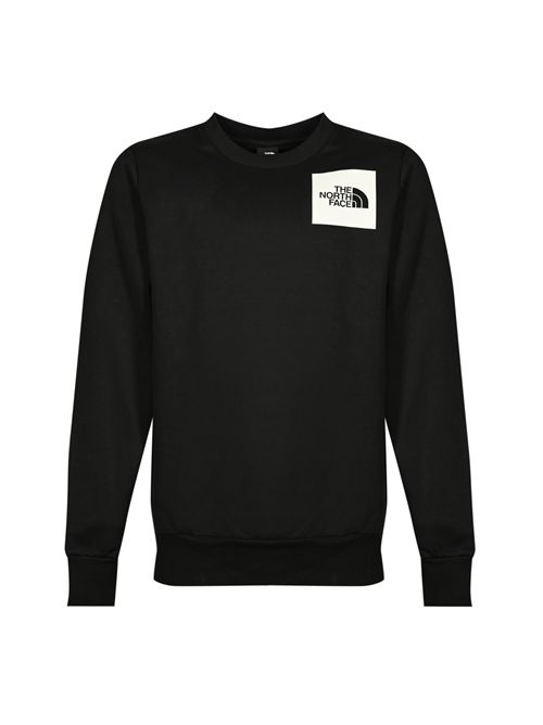 Felpa Fine in policotone con stampa logo Black The North Face | NF0A89EVJK31